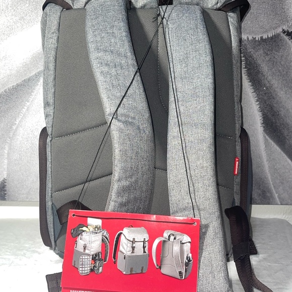 Manfrotto Windsor Explorer Gray Camera and Laptop Backpack is new with tags. - Picture 2 of 9